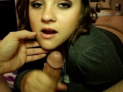 Любители, Брюнетки, Семяизвержение, Ласковые ручки, Колготки, От первого лица, Реалити, Дразнящие