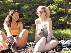 Young Exciting Babes Have Lesbian Sex Outside - Amateur Porn