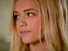 アナル, ブロンド, フェラチオ, 彼女, Hd, 三人