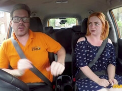 Amateur, Blowjob, Car, Pov, Redhead