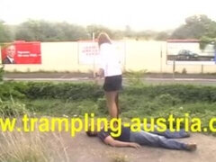 Enthousiasteling, Bondage discipline sadomasochisme, Dominatie, Voeten, Vrouw, Fetisj, Openbaar, Realiteit