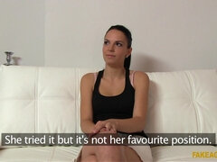 Sexy Exotic Brunette Dancer Wants To Grind Up On Agent's Big Dick - Reality Casting Interview