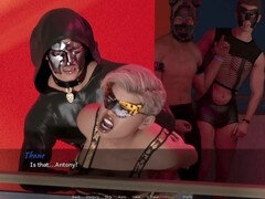 Bezaubernd, Aus dem arsch in den mund, Blasen, Paar, Spiele, Maske, Masturbation, Party