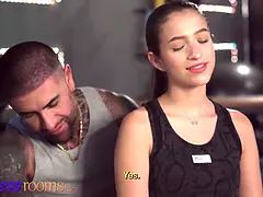 Sport rooms latina teenie sofia smith hot xxx in torn yoga pants Pov Blowjob at the fitness