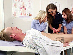 Blasen, Britisch, Cfnm, Spermaladung, Schwanz, Weibliche domination, Handjob, Ablutschen