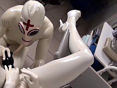 素人, ディルド, フェティッシュ, ドイツ人, ゴム, レズビアン, オーガズム