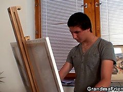 フェラチオ, イマラチオ, お婆さん, 熟年, 現実, 馬乗り, 三人