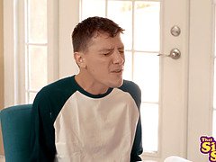 Eric Takes Donna's Virginity And Kitty Walks In!