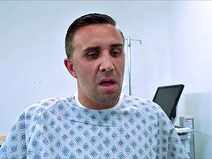 Horny Blonde Doctor gets Cock