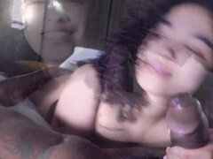 Dominican Bitch CieldaGod Loves BBC in her Mouth and Pussy - Big butt