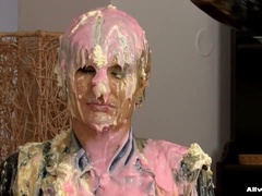 女性のケンカ, グローブ, ゴム, サテン, ソフトコア, 拘束, オッパイの, 濡れ