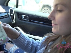 Crazy, Fetish, Foot fetish, Outdoor, Pov, Public, Pussy, Tits