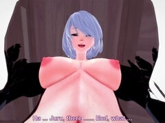 フェラチオ, フタナリ, 手コキする