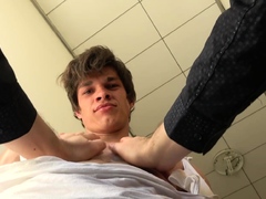 Hand Worships Sexy Czech Athlete Muscles