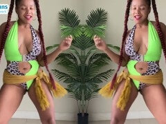 Aus dem arsch in den mund, Grosser arsch, Bikini