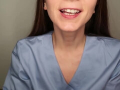 Leie, Arzt, Frau, Weibliche domination, Fetisch, Krankenschwester, Büro, Solo