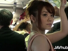 お尻, フェラチオ, バック, 手コキする, ハードコア, 公共, 赤毛, トレイン