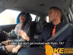 Enthousiasteling, Grote kont, Brits, Auto, Emo jongen, Sperma in gezicht, Gezichtspunt, Realiteit