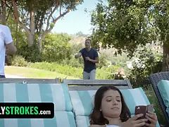 My bf is actually my stepbrother ~ should i fuck him anyway? familystrokes ft. Izzy Bell