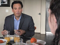 デカ尻, デカパイ, 茶髪の, 爸, 馬乗り, ガリガリ, 驚き, オッパイの