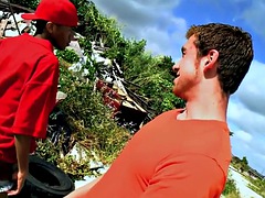 Enthousiasteling, Anaal, Zwart, Zwart, Homo, Harig, Buiten