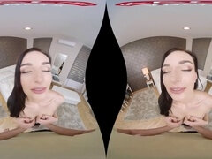 Virtual reality sex, czech vr, brown-haired