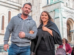 In den arsch, Grosser arsch, Grosse titten, Handjob, Riesig, Milf, Penis, Strümpfe