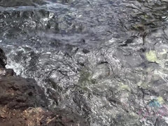 Sucio, Ébano, Despelote, Al aire libre, Pov, Coño, Tetas, Voyeur
