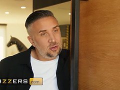 デカチン, デカパイ, ブロンド, エロ熟女, なめる, 下着, 淫乱熟女, オマンコ