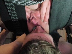 Gezichtzitten, Dominante vrouw, Duits, Man, Likken, Masturbatie, Orgasme, Kut duiken