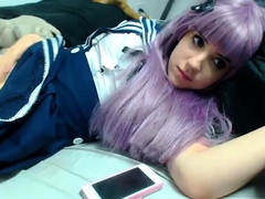 Leie, Blondine, Erotischer film, Solo, Jungendliche (18+), Uniform, Netzkamera