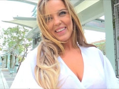 Kleid, Extrem, Absätze, Masturbation, Orgasmus, Öffentlich, Solo, Weibliche ejakulation