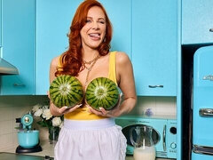 Culo grande, Verga grande, Tetas grandes, Mamada, Estilo perrito, Madres para coger, Pelirrojo