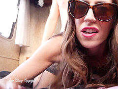 Любители, Парочка, Оргазм, На природе, На публике, Подглядывание