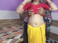 Desi Bhabhi Calls Neighbor's Brother To Bedroom For Hardcore Sex