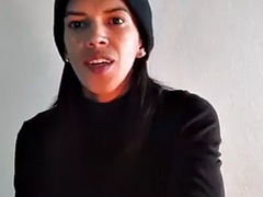 Beauty, Big cock, Big tits, Handjob, Hardcore, Shemale, Skinny, Tits