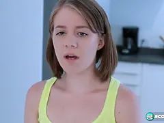 ブロンド, フェラチオ, イく瞬間, 顔射, Hd, なめる, オマンコ, オッパイの