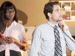 Grosser schwanz, Blasen, Braunhaarige, Hundestellung, Schwarz, Natürlichen titten, Jungendliche (18+), Titten