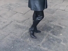 美人, フェラチオ, ブーツ, フェティッシュ, 熟年, 天然, オーガズム, オマンコ