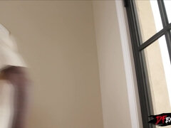 Grote lul, Zwart, Pijpbeurt, Diep in de keel, Interraciaal, Monster, Klein, Tiener