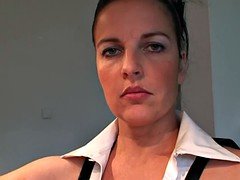 Braunhaarige, Spermaladung, Fetisch, Handjob, Krankenschwester, Pov, Sperma