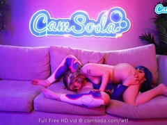 Camsoda - Cosplay teenage eats lesbian babes twat