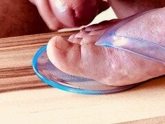 Amateur, Gorda, Corridas, Europeo, Pies, Masturbacion con pies, Casero, Orgasmo