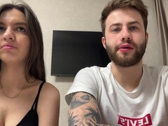 Teen Camgirl - Homemade couple show on webcam