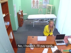 Amateur, Médico, Masaje, Enfermera, Oficina, Coño, Uniforme, Voyeur