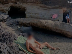 18 años, Playa, Mamada, Corridas, Despelote, Pajearse, Desnudo, Al aire libre
