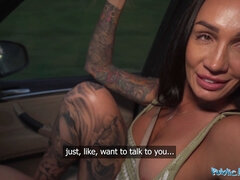 Watch MILF Hayley Vernon's big boobs bounce while getting doggystyled in public