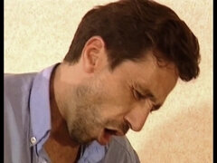 お尻, デカパイ, ブロンド, 巨乳な, なめる, 淫乱熟女, 裸, ヴィンテージ