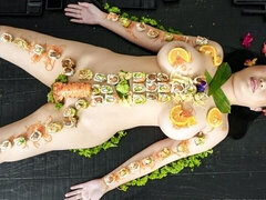 デカ尻, デカチン, デカパイ, フェラチオ, 茶髪の, バック, 女 人男 人, 淫乱熟女