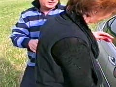 Stel, Hardcore, Rijpe lesbienne, Buiten